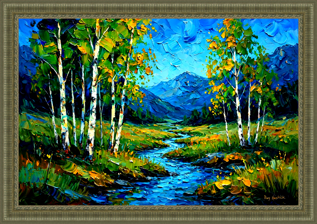 Santa Fe Marketplace Sangre de Cristo Rio 12″X12″ – CANVAS PRINT- Product Image: Sangre de Cristo Rio 12″X12″ – CANVAS PRINT-