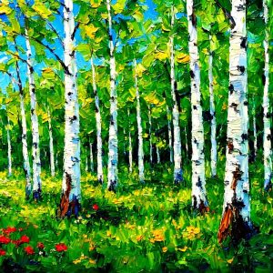 Santa Fe Marketplace Aspen Grove Awakening 12″X12″ – Digital Canvas Print- Product Image: Aspen Grove Awakening 12″X12″ – Digital Canvas Print-