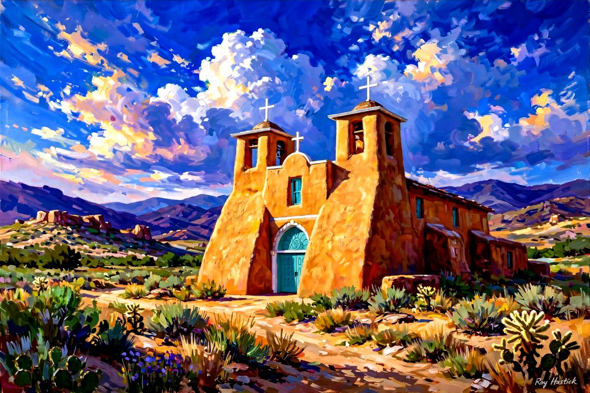 Santa Fe Marketplace Taos Light & Clay -12″X12″ CANVAS PRINT Product Image: Taos Light & Clay -12″X12″ CANVAS PRINT