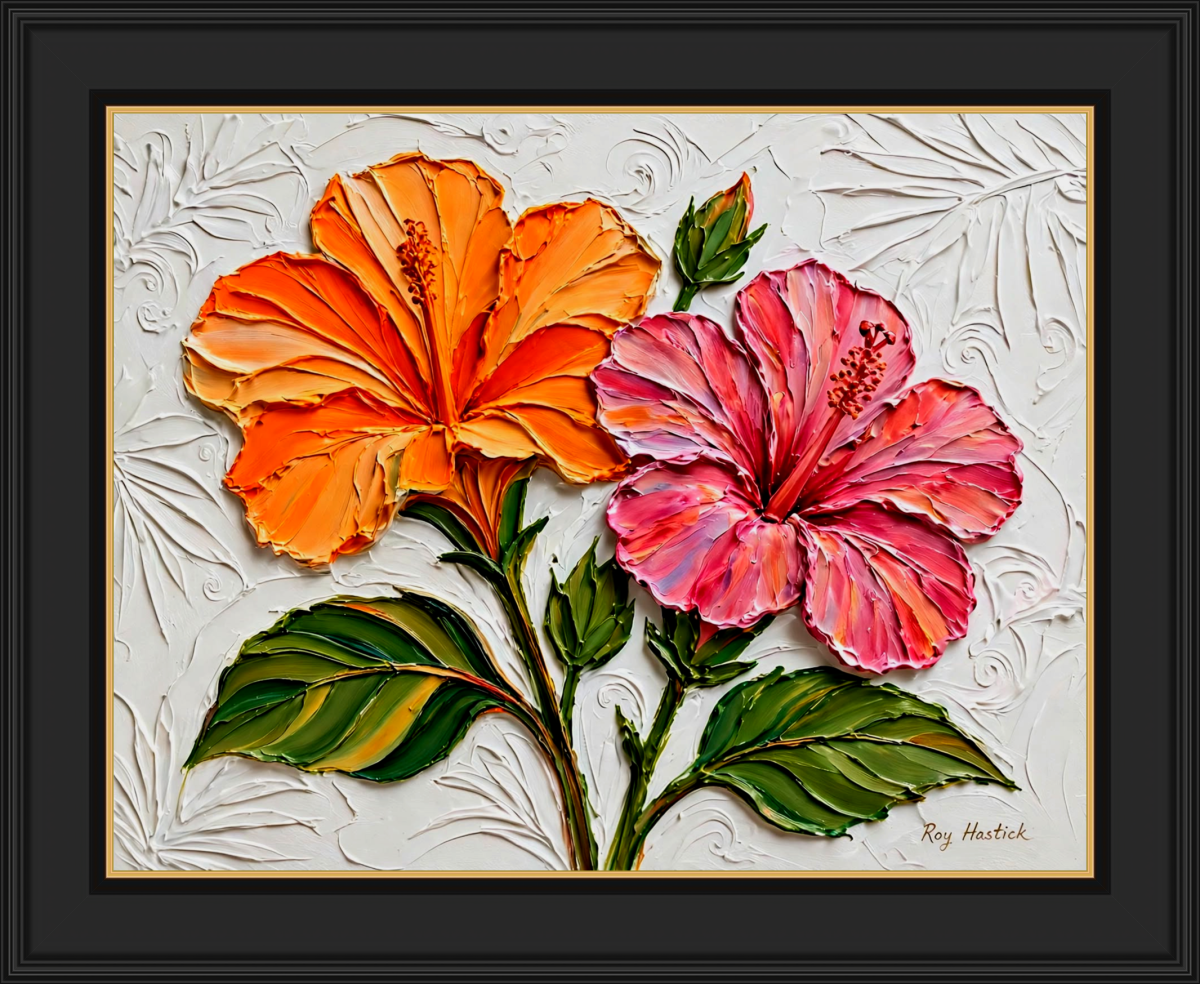 Santa Fe Marketplace Vibrant Island Petals – 12″X12″ – CANVAS PRINT – Product Image: Vibrant Island Petals – 12″X12″ – CANVAS PRINT –