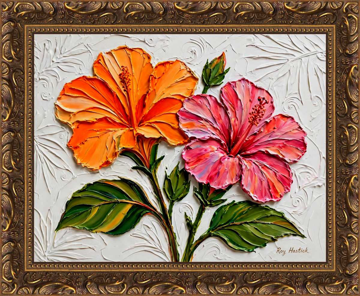 Santa Fe Marketplace Vibrant Island Petals – 12″X12″ – CANVAS PRINT – Product Image: Vibrant Island Petals – 12″X12″ – CANVAS PRINT –