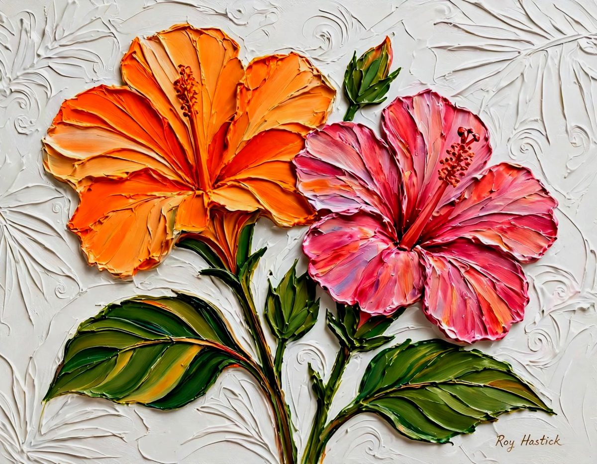 Santa Fe Marketplace Vibrant Island Petals – 12″X12″ – CANVAS PRINT – Product Image: Vibrant Island Petals – 12″X12″ – CANVAS PRINT –
