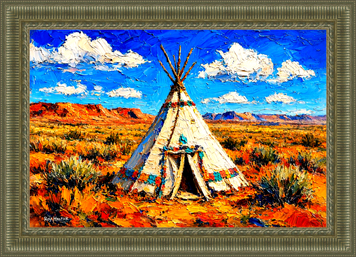 Santa Fe Marketplace Ghost Ranch Sky Shelter -12″X12″ – Canvas Print- Product Image: Ghost Ranch Sky Shelter -12″X12″ – Canvas Print-