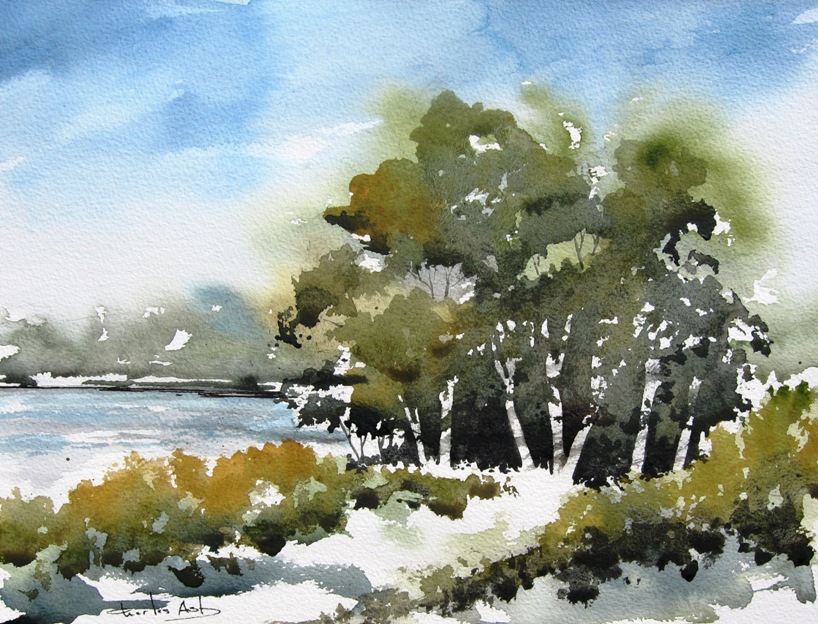 Santa Fe Marketplace Cottonwoods Along the Rio Grande Product Image: Cottonwoods Along the Rio Grande