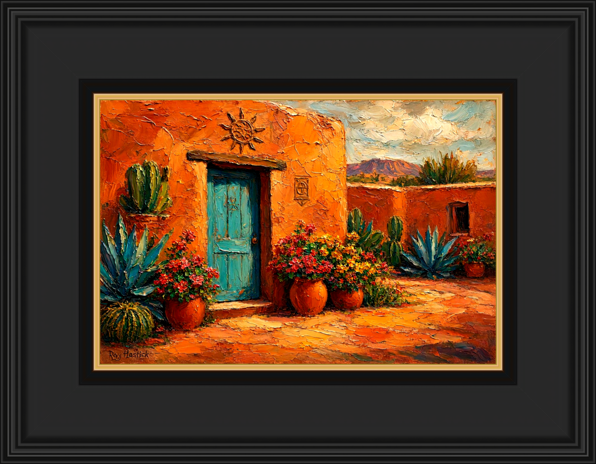Santa Fe Marketplace Santa Fe Sun Door -12″X12″ Canvas Print – Product Image: Santa Fe Sun Door -12″X12″ Canvas Print –