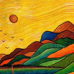 Santa Fe Marketplace Hawaiian Golden Light – 12″X12″ – CANVAS PRINT – Product Image: Hawaiian Golden Light – 12″X12″ – CANVAS PRINT –