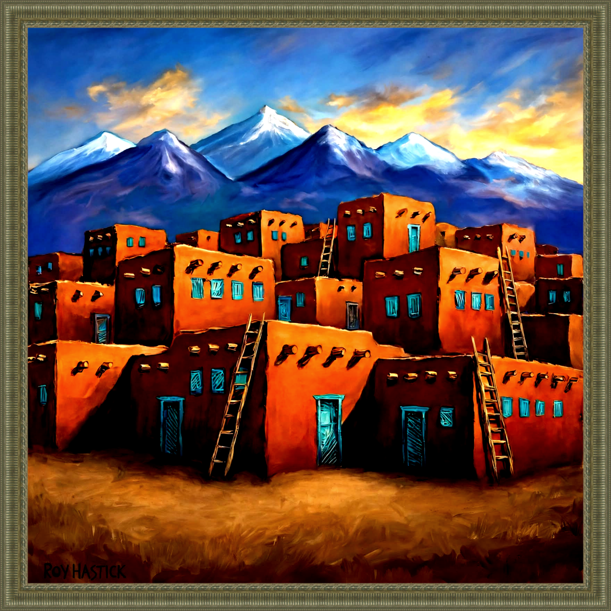 Santa Fe Marketplace Taos Glow 18″X18″ – CANVAS PRINT Product Image: Taos Glow 18″X18″ – CANVAS PRINT