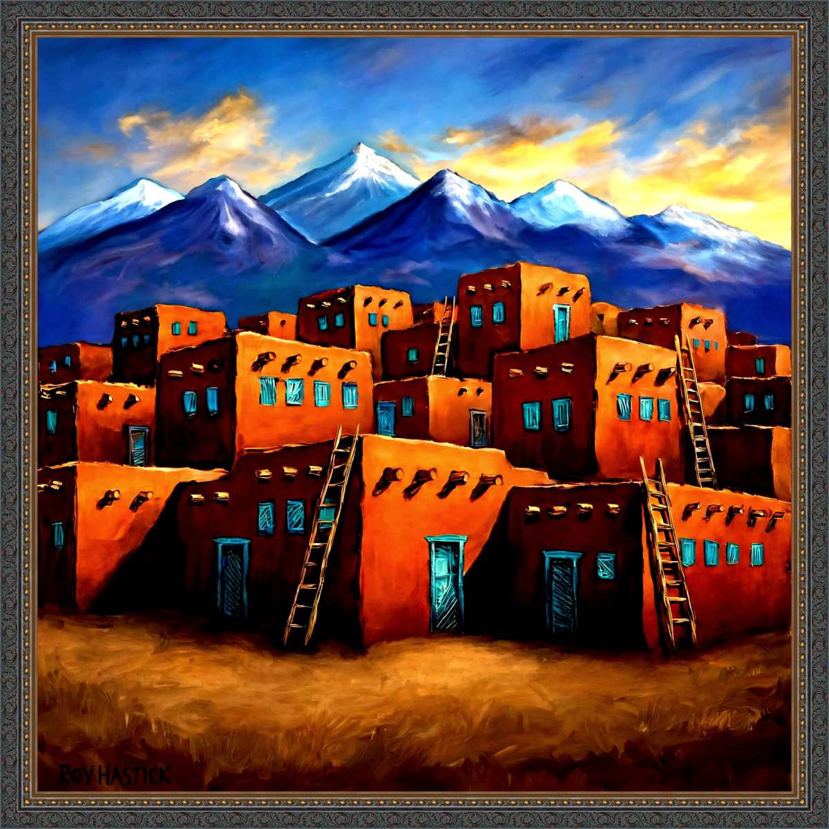 Santa Fe Marketplace Taos Glow 18″X18″ – CANVAS PRINT Product Image: Taos Glow 18″X18″ – CANVAS PRINT
